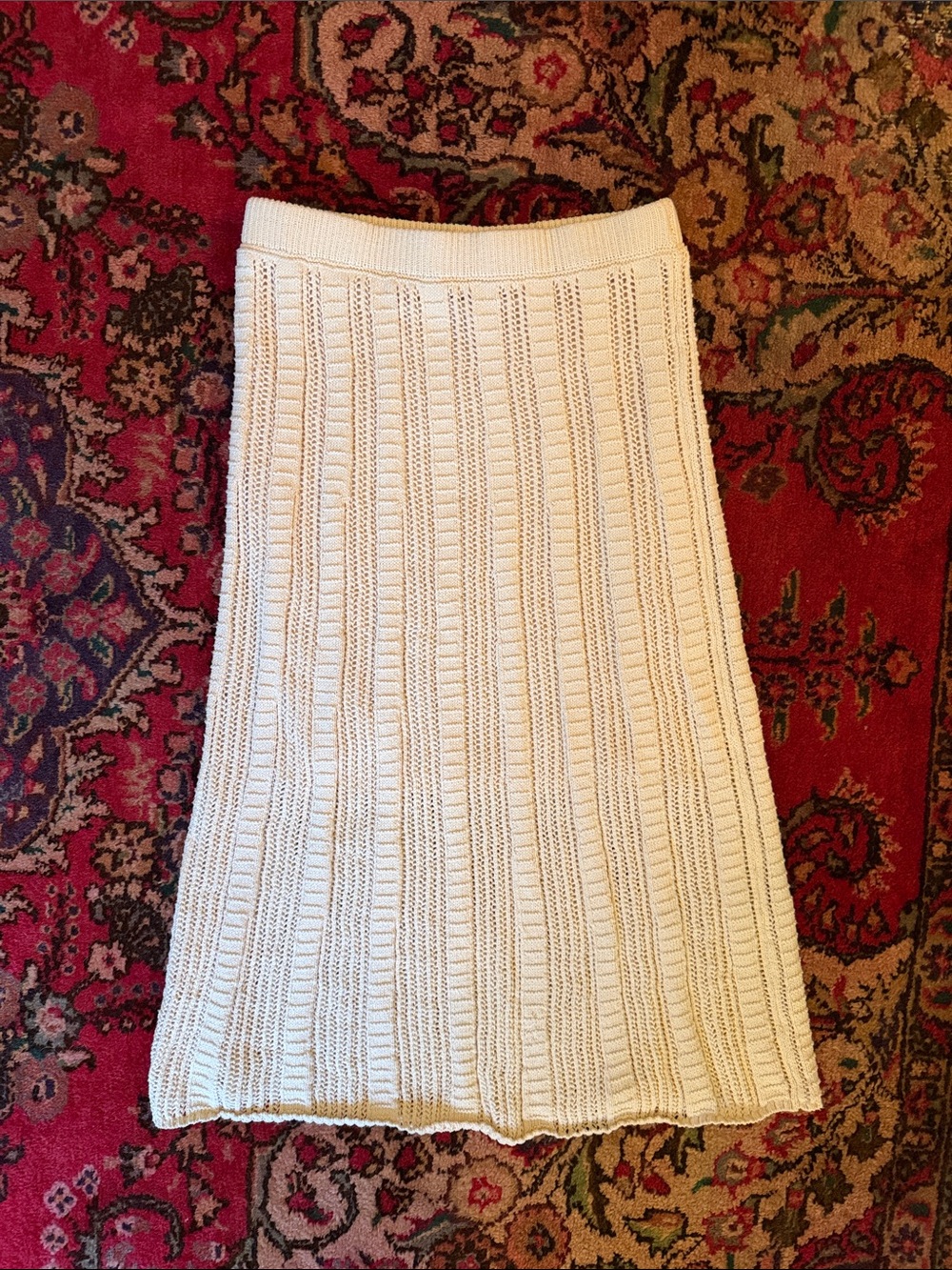 Rachel Roy crochet midi skirt
